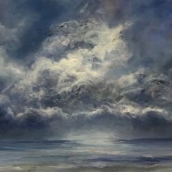 Light stroking the surface of the sea
SOLD