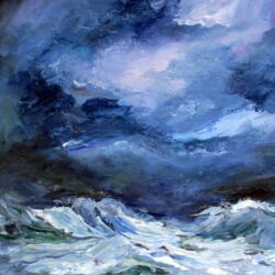 Daylight waking the waves